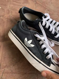 Adidas Black &amp; White Sneakers