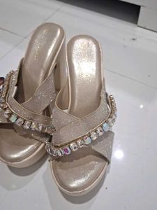 Sparkling Wedge Sandals