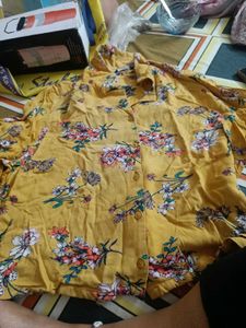 Floral Yellow Top