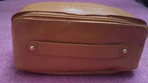 Chic Tan Travel Pouch