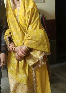 3 Peice Suit For Haldi Ceremony