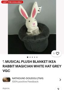 Bunny in a Hat Plush