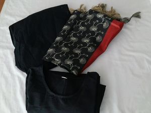 Black Casual Kurta Set (Women's)