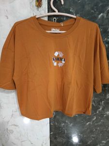 Orange Karma Graphic T-Shirt