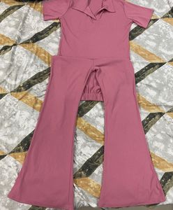 Pink Ribbed Co-ord Set