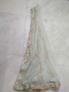 Bridal Lahenga Light Green Colour