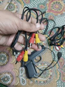 Video Game Gun &amp; AV Cables