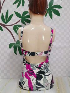 (884)Floral One-Piece Swimsuit