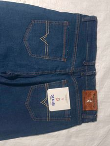 Dark Blue Denim Jeans