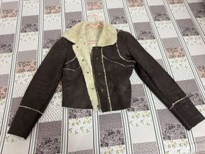 Cozy Sherpa Lined Faux Suede Jacket