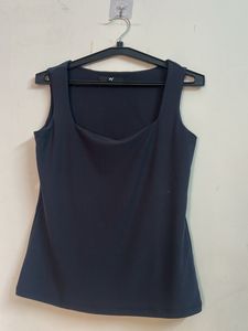 Sleek Sleeveless Square Neck Top