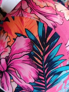 Vibrant Floral Bikini Top