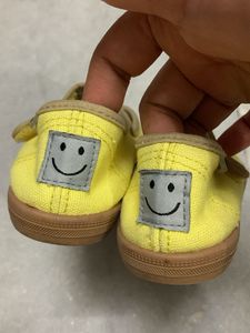 Yellow Canvas Mary Jane Shoes