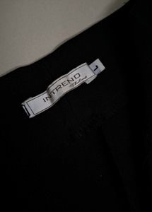 Classic Black Wide-Leg Trousers