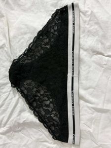 Victoria's Secret Black Lace Panty