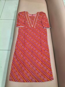 Elegant Printed Kurta Set with Dupatta(All Sizes)