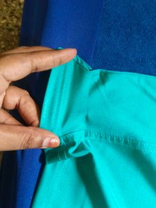 Teal Blue Shimmer Blouse