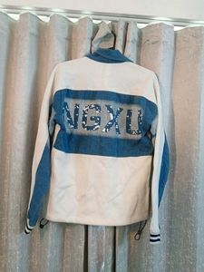 Unique Color Block Denim Jacket