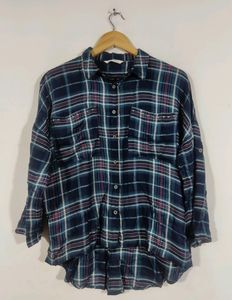 Multicolored Checked Loose Fit Top (Women)