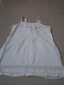 White Embroidered Sundress