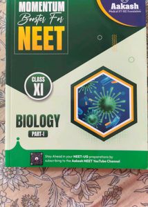 Momentum Booster For NEET Biology Class XI Part I