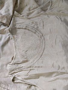 Elegant Beige Kurta Set