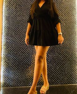 Chic Black Tiered Mini Dress