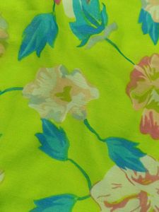 Bright Floral Print Dress