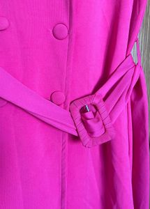 Hot Pink Blazer Dress