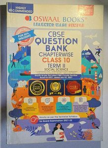 Oswaal Books CBSE Class 10 Social Science Term II