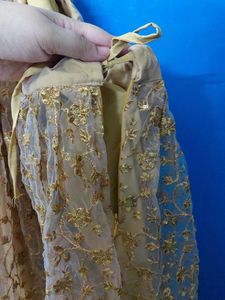 Gold Sequin Ethnic Skirt