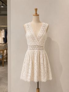White Lace Summer Dress