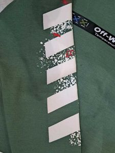 Off-White Green Sweatshirt