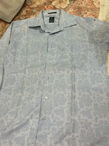 Van Heusen Men's Blue Paisley Shirt