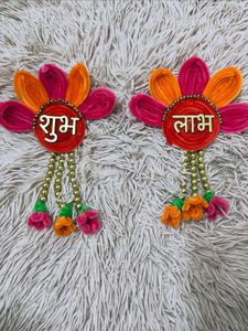 Decorative Shubh Labh Door Hangings for Diwali