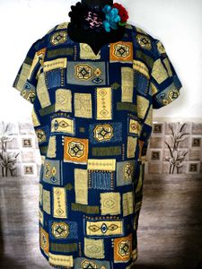 🔥 MEGA SALE OFFER 🔥 Patchwork Print Tunic Top