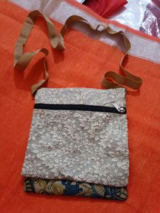 Sling Bag  Of Embroidery Work Cloth....