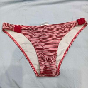 Red Striped ⚛️Bikini Bottom