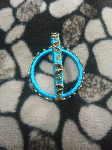 Blue Silk Thread Bangles