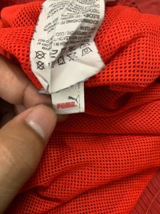 Puma Red Sports Pullover Sweatshirt
