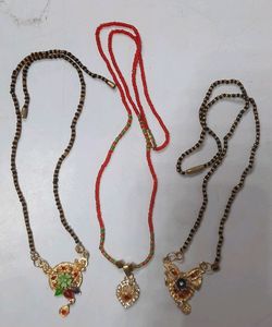 Trendy Light Weight Mangalsutra For Daily Use Pack Of 3
