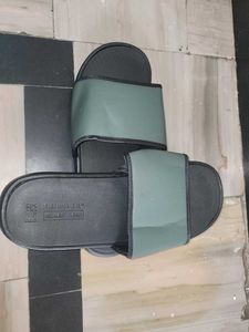 Primark Memory Foam Olive Green Slides(UK)