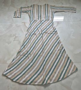 Bohemian Striped Maxi Dress