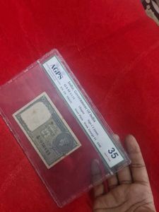 1940 India 1 Rupee Banknote