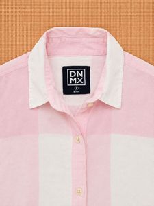 DNMX Pink &amp; White Checkered Shirt