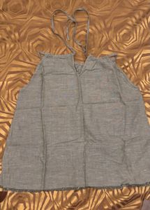 Stylish Grey Linen top