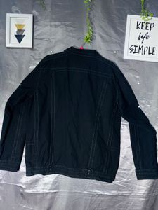 Men's Black Denim Jacket