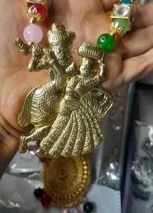 Radha Krishna Pendant Necklace