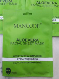 MANCODE Aloe Vera Sheet Masks 8