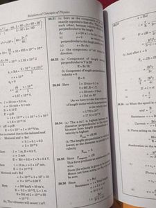 Solutions of Concepts  Physics - H.C. Verma Vol